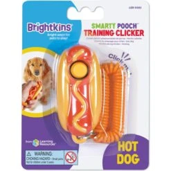 Brightkins Smarty Pooch Hot Dog Dog Training Clicker -Blue Buffalos Shop 805502 PT4. AC SS1800 V1682450366