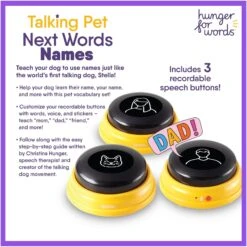 Hunger For Words Talking Pet Next Words: Names Dog Toy -Blue Buffalos Shop 805566 PT2. AC SS1800 V1679069473