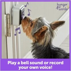 Hunger For Words Talking Pet Doorbell Dog Toy -Blue Buffalos Shop 805598 PT1. AC SS1800 V1679069159