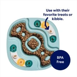 Frisco Interactive Dog & Cat Slow Feeder Bowl -Blue Buffalos Shop 807414 PT4. AC SS1800 V1696254614