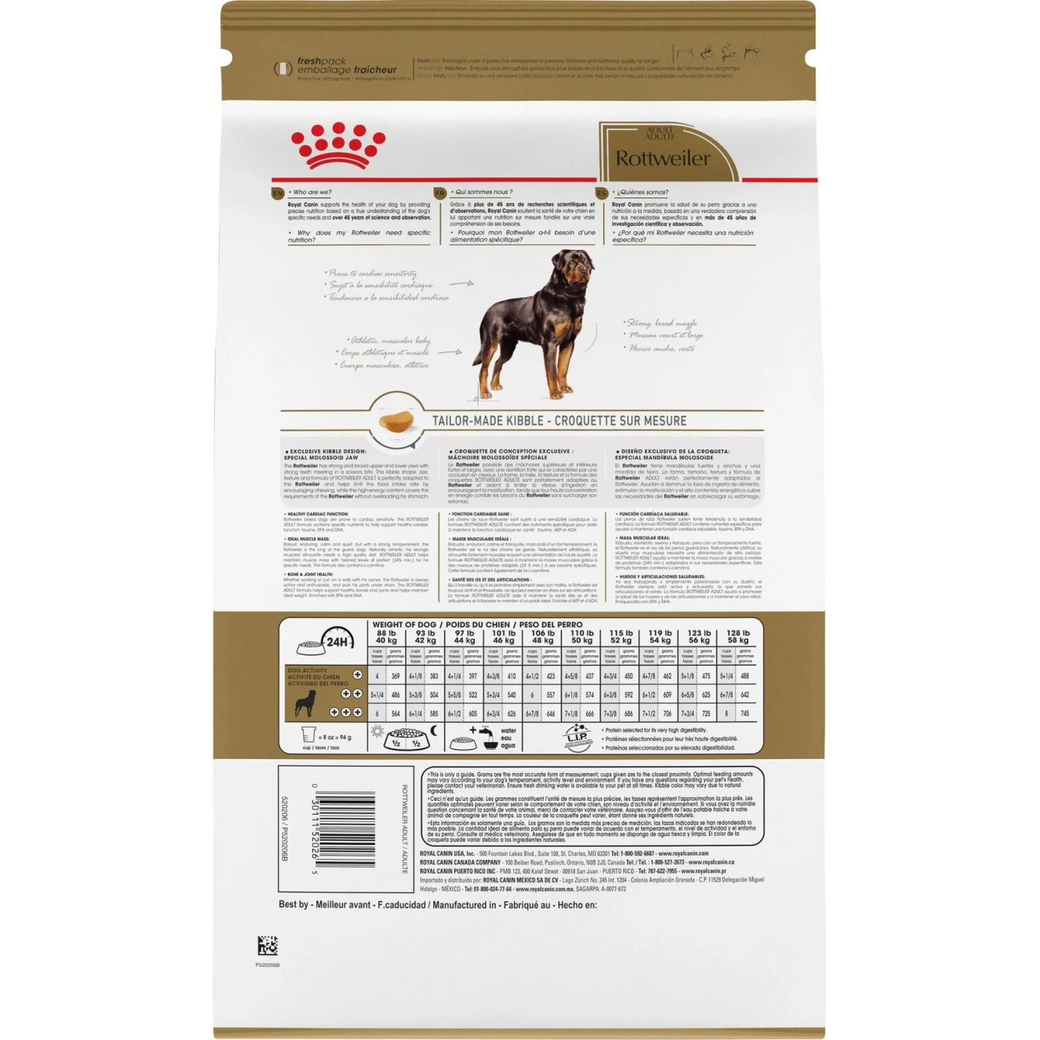 Royal Canin Breed Health Nutrition Rottweiler Adult Dry Dog Food 5 Royal Canin Breed Health Nutrition Rottweiler Adult Dry Dog Food - Image 3