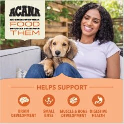 ACANA Wholesome Grains Real Chicken Eggs & Turkey Dry Puppy Food, 22.5-lb Bag -Blue Buffalos Shop 822678 PT4. AC SS1800 V1696276651