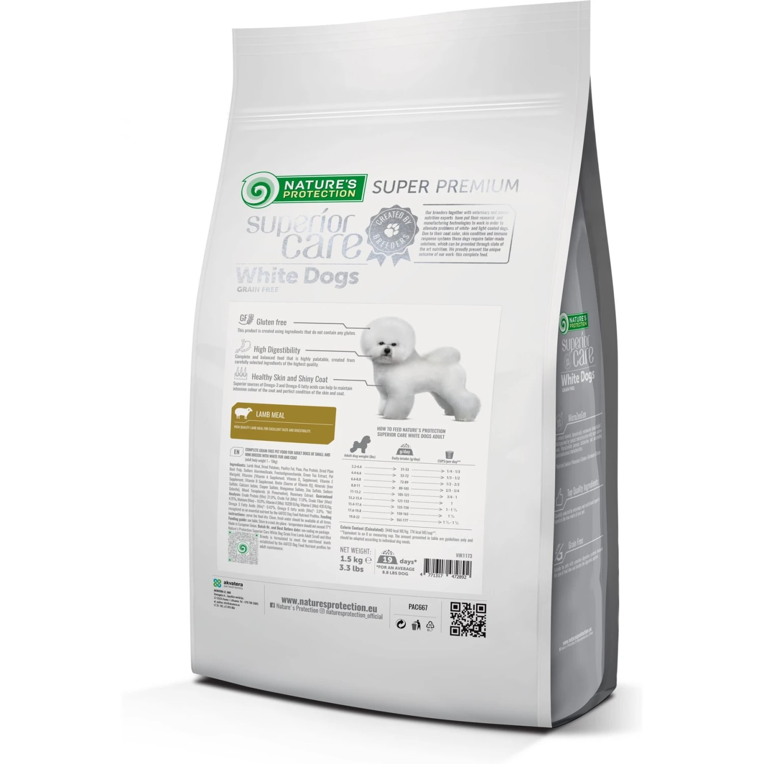 Nature's Protection Superior Care Grain-Free Lamb Adult Small Breed Dog Dry Food 4 Nature's Protection Superior Care Grain-Free Lamb Adult Small Breed Dog Dry Food - Image 2