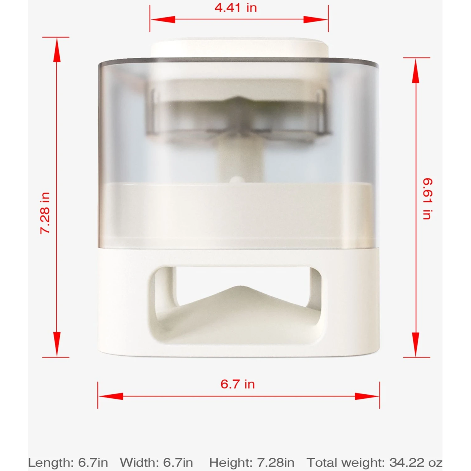 Hanamya Slower With Press Button Dog & Cat Feeder, Blue 6 Hanamya Slower With Press Button Dog & Cat Feeder, Blue - Image 4
