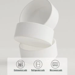 Hanamya Dog & Cat Bowl, White 11 Hanamya Dog & Cat Bowl, White -Blue Buffalos Shop 838846 PT3. AC SS1800 V1682371243