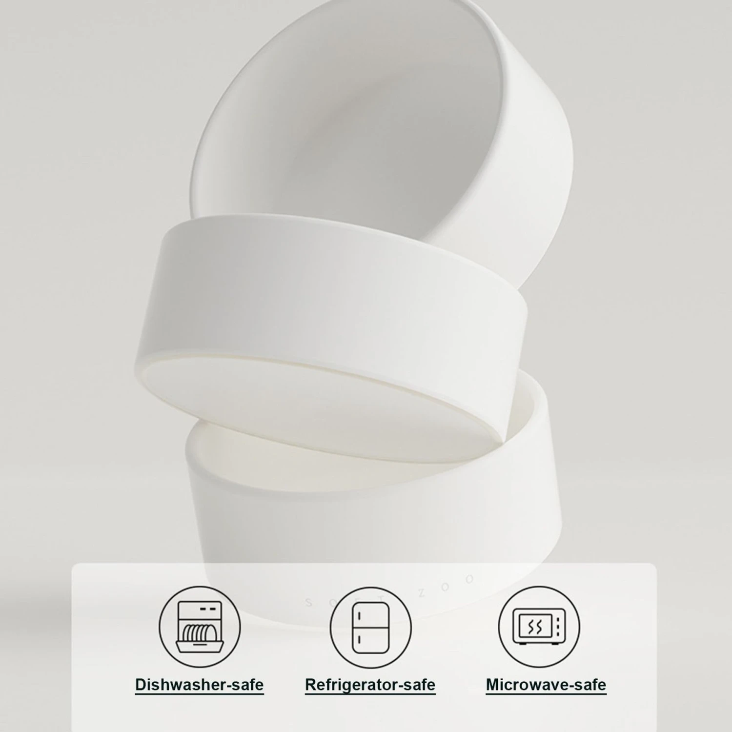 Hanamya Dog & Cat Bowl, White 6 Hanamya Dog & Cat Bowl, White - Image 4