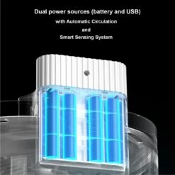 Hanamya Automatic Dog & Cat Water Fountain, White -Blue Buffalos Shop 838862 PT5. AC SS1800 V1682431618