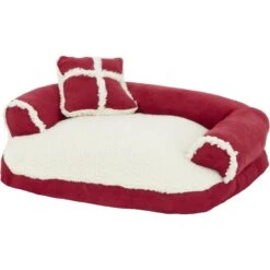 Aspen Pet Bolster Cat & Dog Bed, Color Varies -Blue Buffalos Shop 83896 PT2. AC SS1800 V1566315754