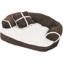 Aspen Pet Bolster Cat & Dog Bed, Color Varies -Blue Buffalos Shop 83896 PT5. AC SS1800 V1566315815