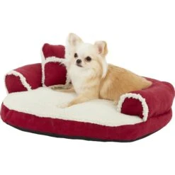Aspen Pet Bolster Cat & Dog Bed, Color Varies -Blue Buffalos Shop 83896 PT7. AC SS1800 V1566315816