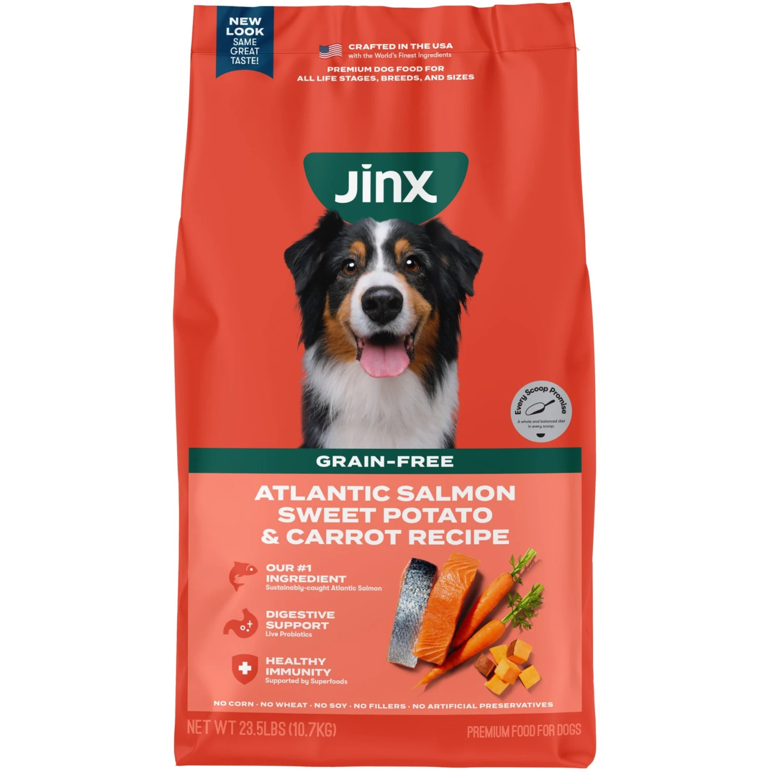 Jinx Salmon, Sweet Potato & Carrot ALS Kibble Dog Dry Food 3 Jinx Salmon, Sweet Potato & Carrot ALS Kibble Dog Dry Food