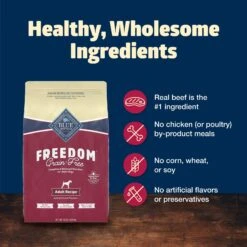 Blue Buffalo Freedom Adult Beef Recipe Grain-Free Dry Dog Food -Blue Buffalos Shop 84995 PT5. AC SS1800 V1649120183
