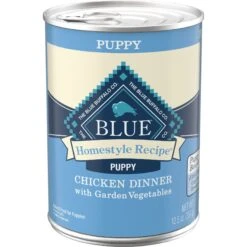 Blue Buffalo Homestyle Recipe Puppy Chicken Dinner With Garden Vegetables Canned Dog Food -Blue Buffalos Shop 84999 PT2. AC SS1800 V1572895683