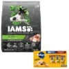 Iams Proactive Health Active Chicken & Turkey Recipe High Protein Adult Dry Dog Food & Pedigree Choice Cuts In Gravy Variety Pack Adult Wet Dog Food, 3.5-oz Pouch, Case Of 30 -Blue Buffalos Shop 854502 MAIN. AC SS1800 V1683809980