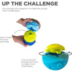 Outward Hound Treat Locking Discs Dispenser Puzzle Dog Toy, Multiple Colors -Blue Buffalos Shop 855558 PT3. AC SS1800 V1686333066