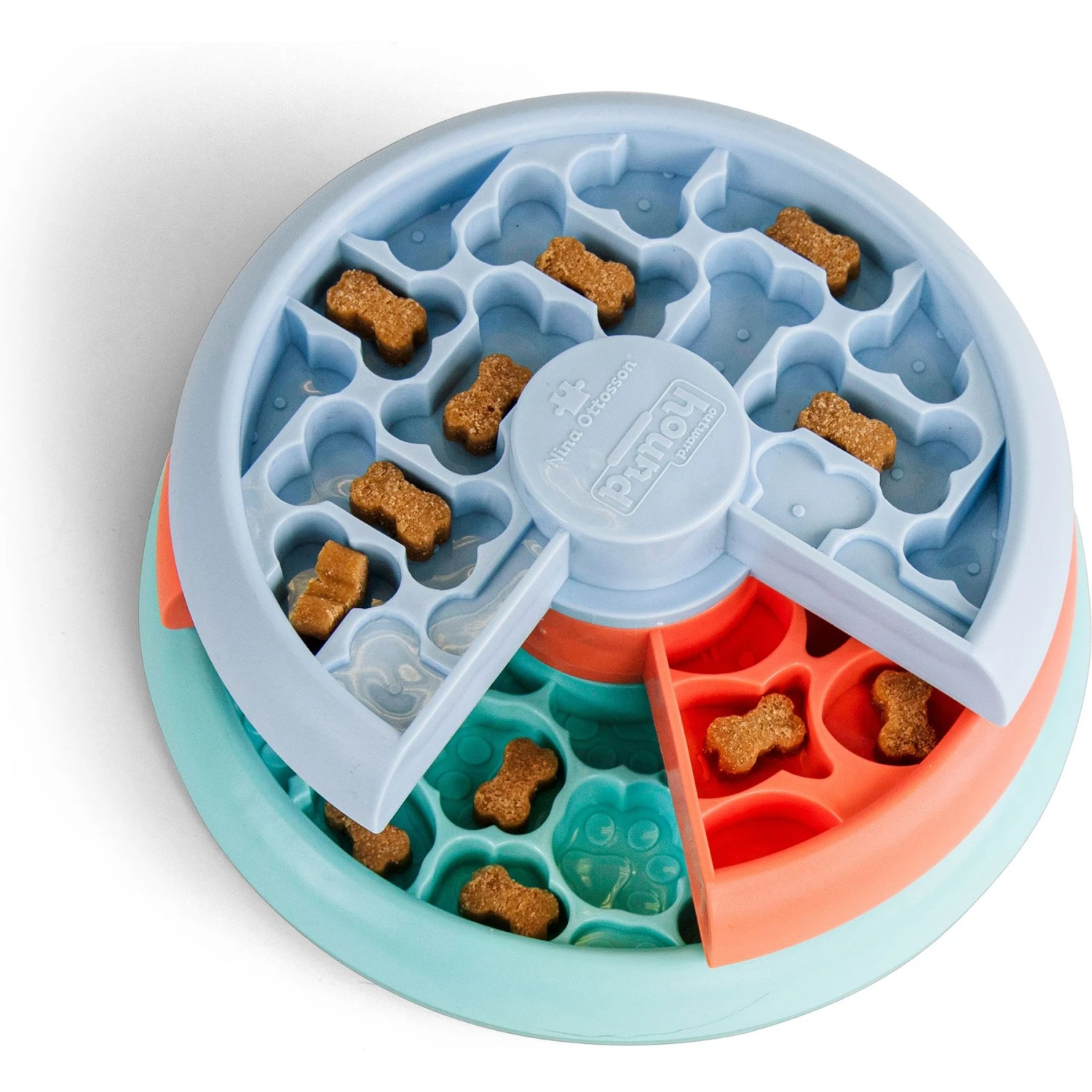 Outward Hound Puppy Lickin' Layers Slow Feeder For Puppies Interactive Dog Puzzle Game, Multiple Colors 3 Outward Hound Puppy Lickin' Layers Slow Feeder For Puppies Interactive Dog Puzzle Game, Multiple Colors