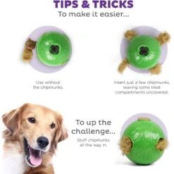 Nina Ottosson By Outward Hound Snuffle N' Treat Interactive Puzzle Ball & Treat Dispenser Dog Toy, Green -Blue Buffalos Shop 855590 PT3. AC SS1800 V1694439631