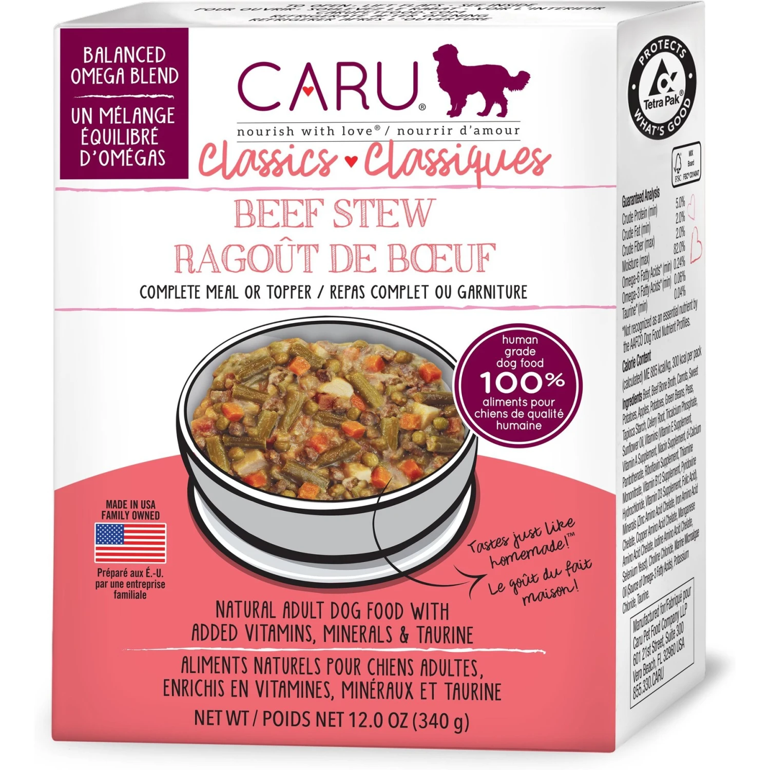 Caru Real Beef Stew Grain-Free Wet Dog Food 3 Caru Real Beef Stew Grain-Free Wet Dog Food