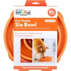 Outward Hound Fun Feeder Interactive Dog Bowl, Orange -Blue Buffalos Shop 85929 PT6. AC SS1800 V1694287305