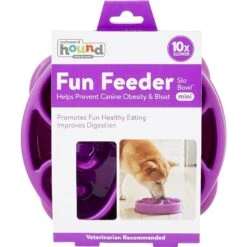 Outward Hound Fun Feeder Interactive Dog Bowl, Purple -Blue Buffalos Shop 85933 PT7. AC SS1800 V1544629135