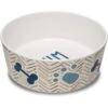 Loving Pets Dolce Yum Chevron Dog Bowl -Blue Buffalos Shop 862086 MAIN. AC SS1800 V1688396625