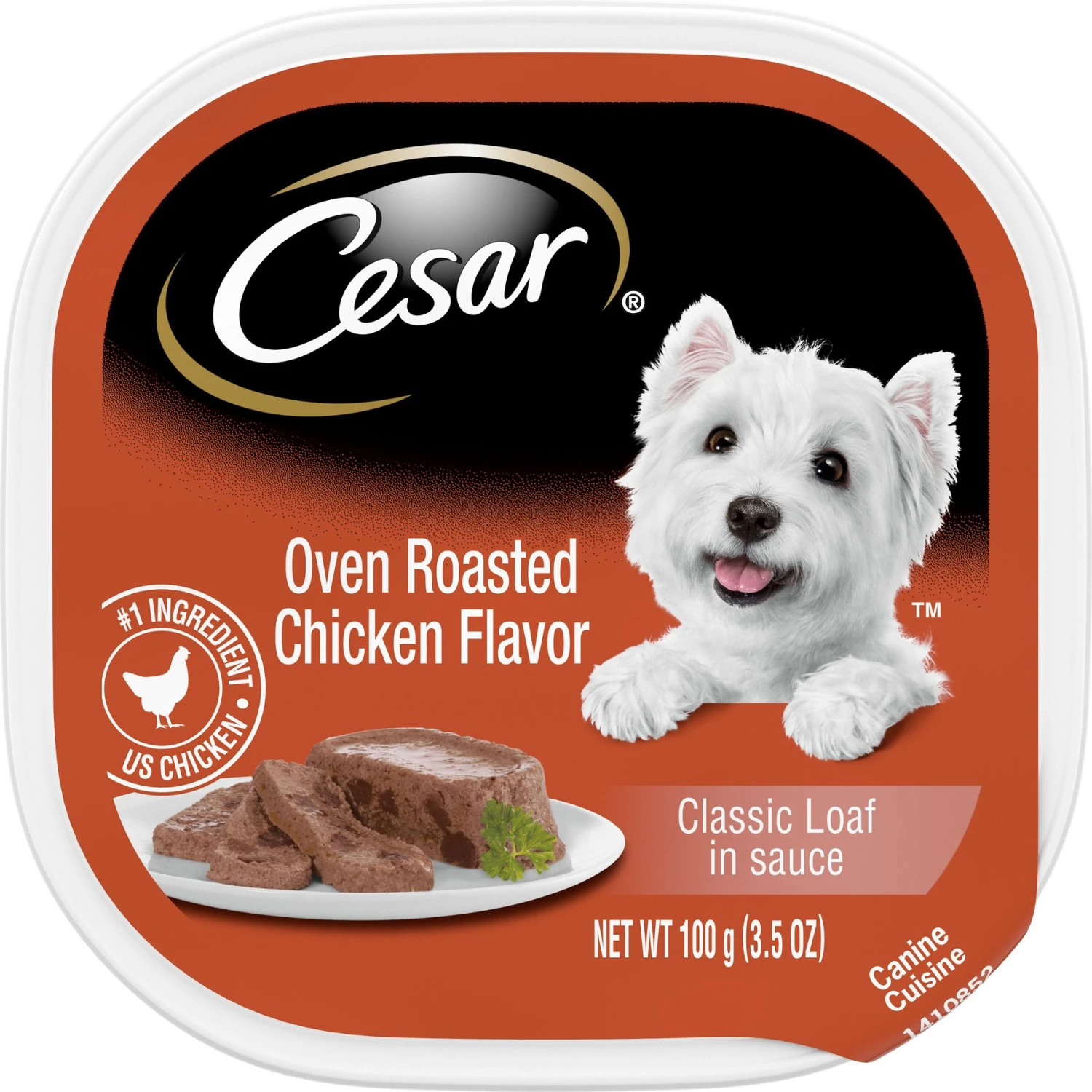 Cesar Classic Loaf In Sauce Oven Roasted Chicken Flavor Dog Food Trays 3 Cesar Classic Loaf In Sauce Oven Roasted Chicken Flavor Dog Food Trays