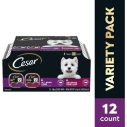 Cesar Classic Loaf In Sauce Filet Mignon & Porterhouse Steak Flavors Variety Pack Grain-Free Small Breed Adult Wet Dog Food Trays 13 Cesar Classic Loaf In Sauce Filet Mignon & Porterhouse Steak Flavors Variety Pack Grain-Free Small Breed Adult Wet Dog Food Trays -Blue Buffalos Shop 86450 PT2. AC SS1800 V1695655152