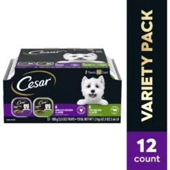Cesar Classic Loaf In Sauce Top Sirloin & Grilled Chicken Flavors Variety Pack Grain-Free Small Breed Adult Wet Dog Food Trays -Blue Buffalos Shop 86452 PT2. AC SS1800 V1695653116