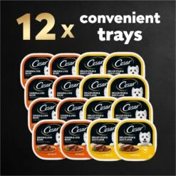 Cesar Classic Loaf In Sauce Breakfast & Dinner Mealtime Variety Pack Grain-Free Small Breed Adult Wet Dog Food Trays 19 Cesar Classic Loaf In Sauce Breakfast & Dinner Mealtime Variety Pack Grain-Free Small Breed Adult Wet Dog Food Trays -Blue Buffalos Shop 86454 PT8. AC SS1800 V1695666360