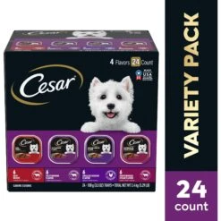 Cesar Classic Loaf In Sauce Beef Recipe, Filet Mignon, Grilled Chicken & Porterhouse Steak Flavors Variety Pack Grain-Free Small Breed Adult Wet Dog Food Trays -Blue Buffalos Shop 86492 PT2. AC SS1800 V1695650137