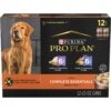 Purina Pro Plan Complete Essentials Variety Pack Adult High Protein Lamb & Vegetables, Turkey & Vegetables Slices In Gravy Wet Dog Food, 13-oz Can, Case Of 12