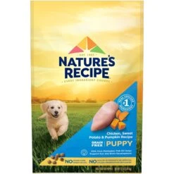 Nature's Recipe Grain-Free Puppy Chicken, Sweet Potato, & Pumpkin Recipe Dry Dog Food