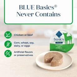 Blue Buffalo Basics Skin & Stomach Care Grain-Free Lamb & Potato Small Breed Adult Wet Dog Food -Blue Buffalos Shop 88195 PT5. AC SS1800 V1646271688