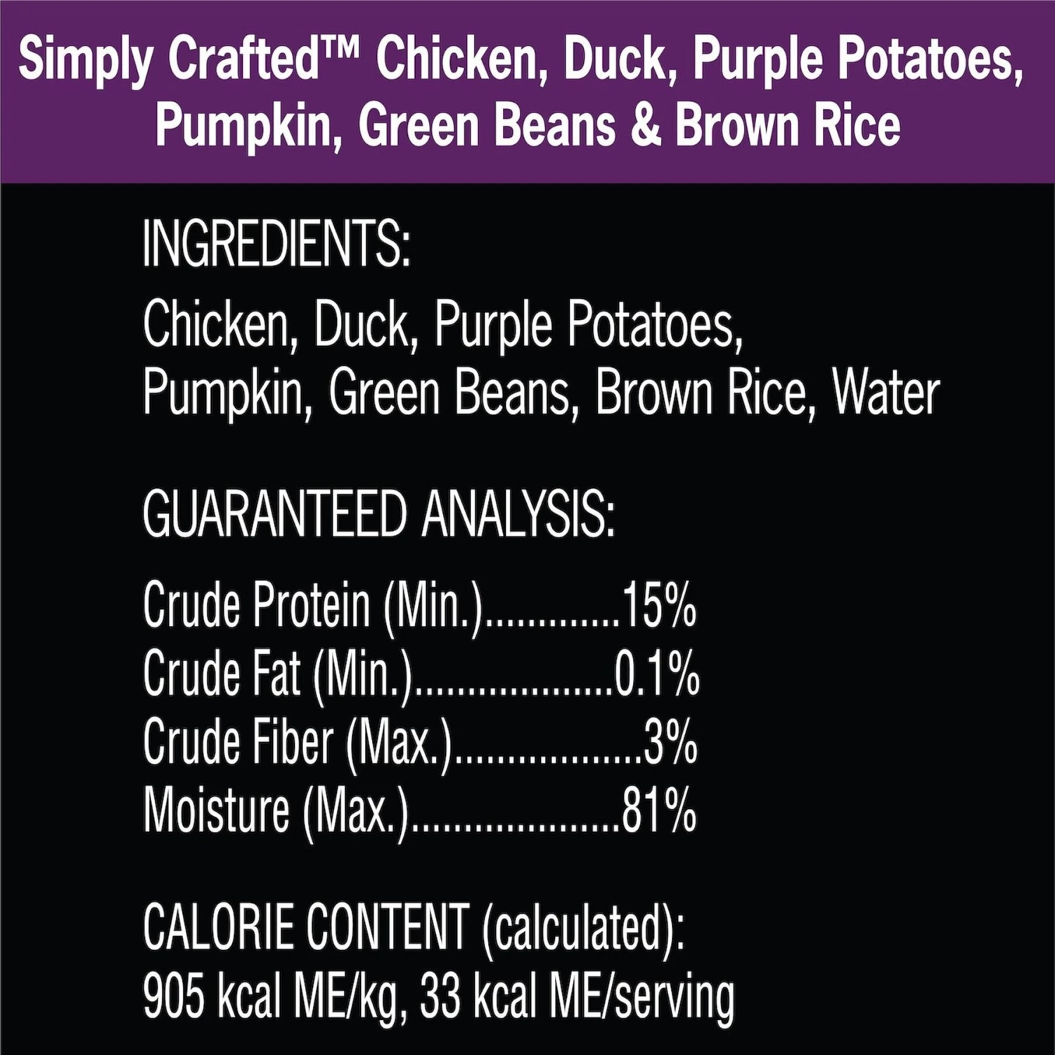 Cesar Classic Loaf In Sauce Breakfast & Dinner Mealtime Variety Pack Grain-Free Small Breed Adult Wet Dog Food Trays & Cesar Simply Crafted Chicken, Duck, Purple Potatoes, Pumpkin, Green Beans & Brown Rice & Chicken, Carrots, Barley & Spinach Variety Pack Adult Wet Dog Food Meal Topper 10 Cesar Classic Loaf In Sauce Breakfast & Dinner Mealtime Variety Pack Grain-Free Small Breed Adult Wet Dog Food Trays & Cesar Simply Crafted Chicken, Duck, Purple Potatoes, Pumpkin, Green Beans & Brown Rice & Chicken, Carrots, Barley & Spinach Variety Pack Adult Wet Dog Food Meal Topper - Image 8