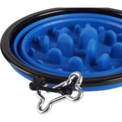 Pounce + Fetch Slow Feeder Collapsible Bowl, Assorted Colors -Blue Buffalos Shop 883374 PT2. AC SS1800 V1686249438