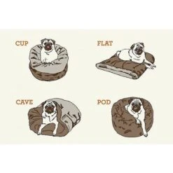 P.L.A.Y. Pet Lifestyle And You Snuggle Covered/Bolster Cat & Dog Bed -Blue Buffalos Shop 88378 PT4. AC SS1800 V1566315813