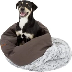 P.L.A.Y. Pet Lifestyle And You Snuggle Covered/Bolster Cat & Dog Bed -Blue Buffalos Shop 88378 PT6. AC SS1800 V1566315811