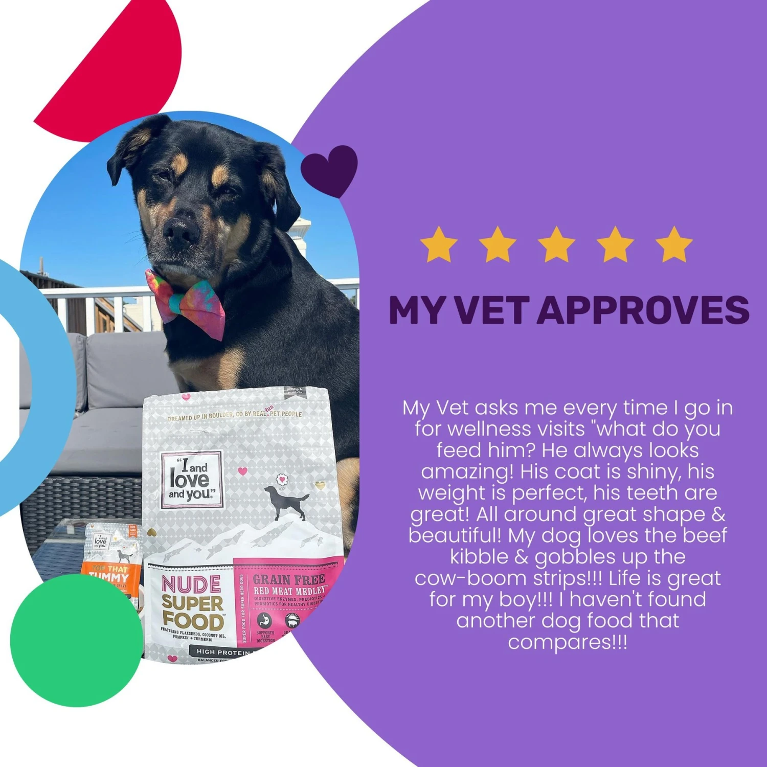 I And Love And You Nude Super Food Grain-Free Red Meat Medley Dry Dog Food 6 I And Love And You Nude Super Food Grain-Free Red Meat Medley Dry Dog Food - Image 4