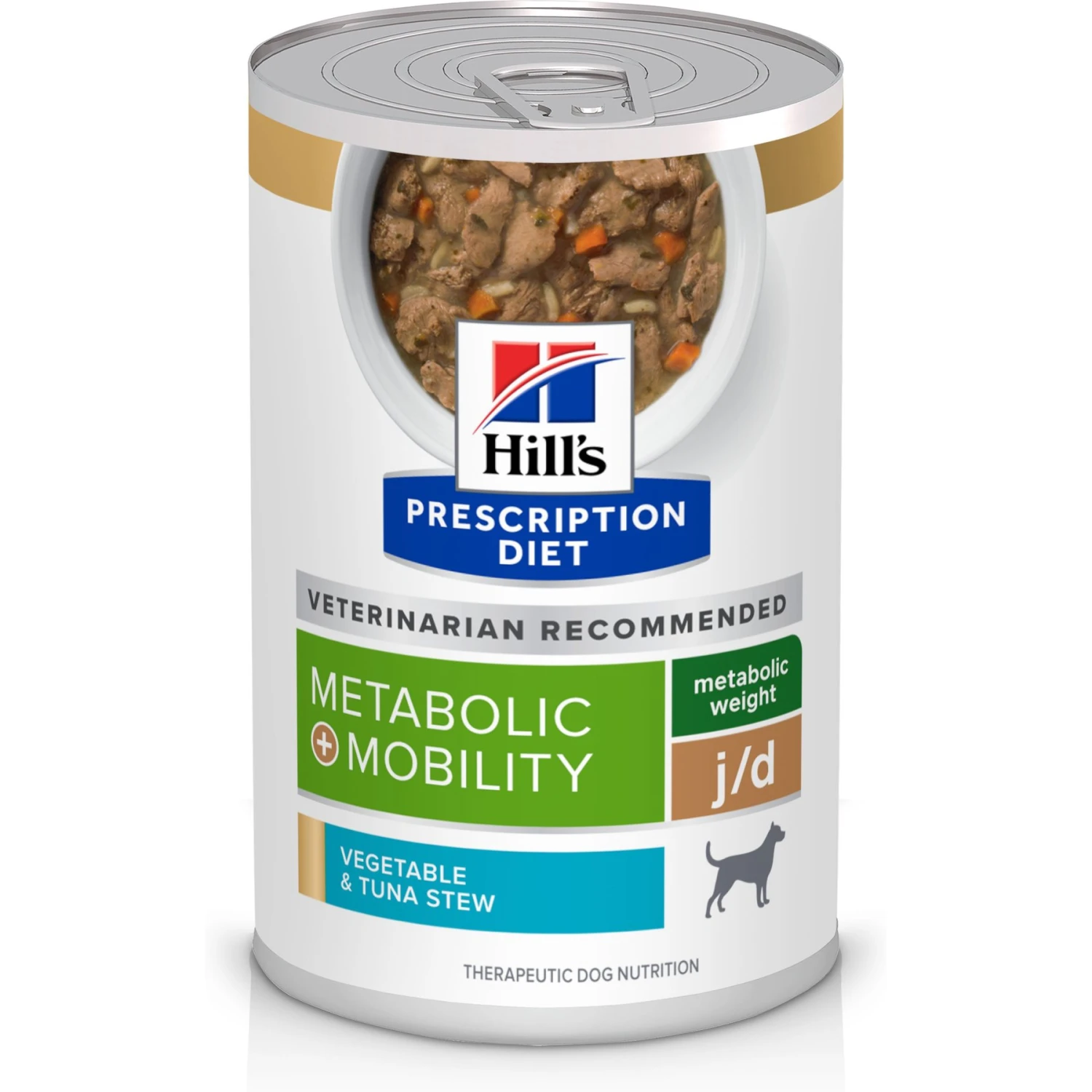 Hill's Prescription Diet Metabolic + Mobility Weight & Joint Care Vegetable & Tuna Stew Canned Dog Food 3 Hill's Prescription Diet Metabolic + Mobility Weight & Joint Care Vegetable & Tuna Stew Canned Dog Food