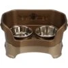 Neater Pets Neater Feeder Deluxe Elevated & Mess-Proof Dog Bowls, Bronze -Blue Buffalos Shop 89627 MAIN. AC SS1800 V1657661109