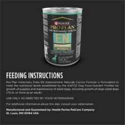 Purina Pro Plan Veterinary Diets EN Gastroenteric Naturals Wet Dog Food -Blue Buffalos Shop 89784 PT7. AC SS1800 V1700159420