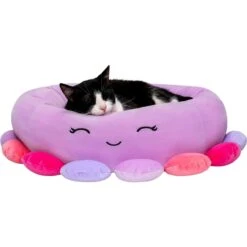 Squishmallows JPT Beula The Octopus Cat & Dog Bed, Purple -Blue Buffalos Shop 898158 PT5. AC SS1800 V1688061532