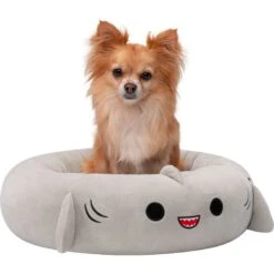 Squishmallows JPT Gordon The Shark Cat & Dog Bed, Grey 12 Squishmallows JPT Gordon The Shark Cat & Dog Bed, Grey -Blue Buffalos Shop 898246 PT3. AC SS1800 V1688061595