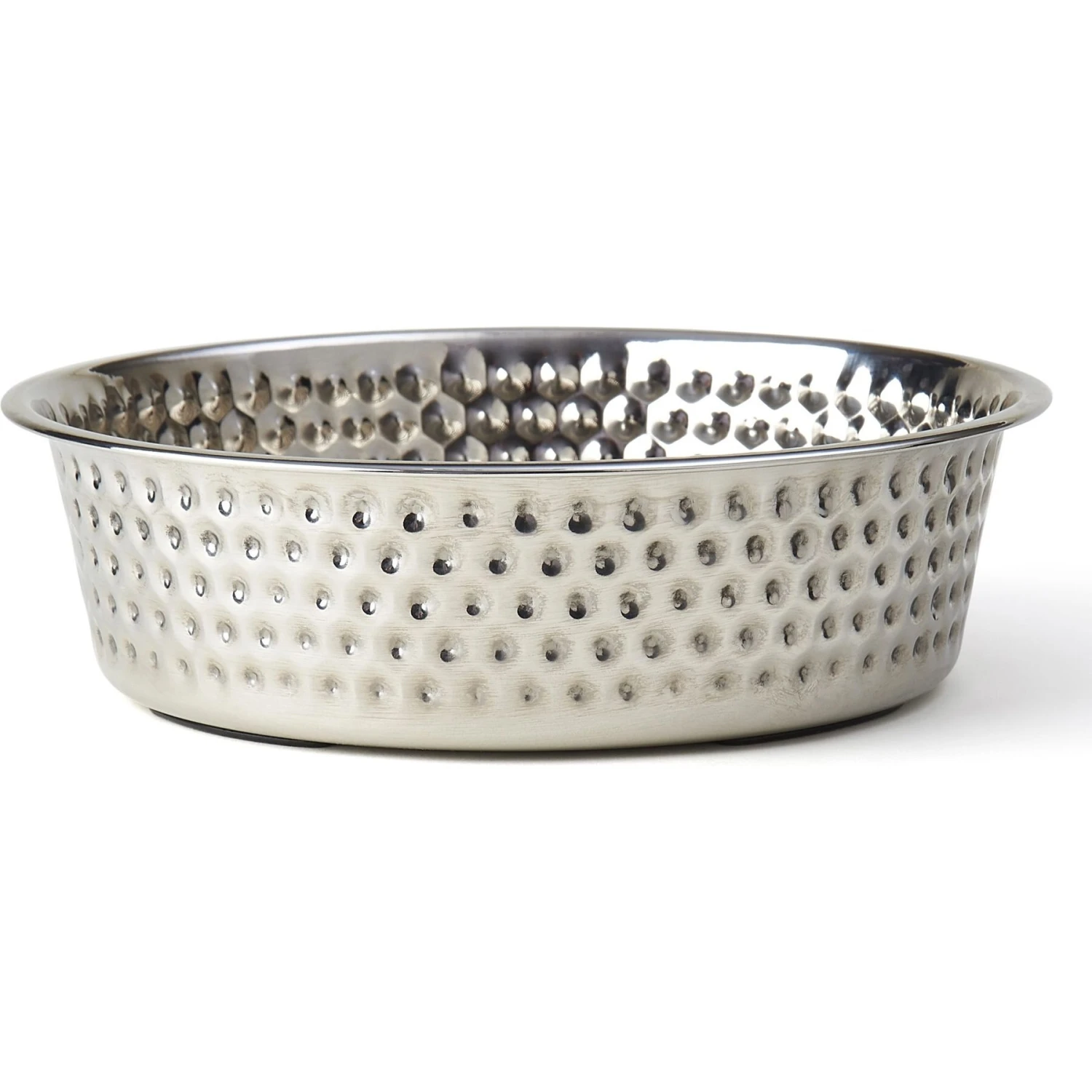 PetRageous Designs Crete Hammered Stainless Steel Dog & Cat Bowl 3 PetRageous Designs Crete Hammered Stainless Steel Dog & Cat Bowl