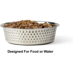PetRageous Designs Crete Hammered Stainless Steel Dog & Cat Bowl 10 PetRageous Designs Crete Hammered Stainless Steel Dog & Cat Bowl -Blue Buffalos Shop 902294 PT3. AC SS1800 V1689889828