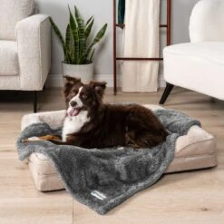 PetAmi Fluffy Fleece Cat & Dog Throw Blanket -Blue Buffalos Shop 902678 PT2. AC SS1800 V1687813500