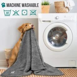 PetAmi Fluffy Fleece Cat & Dog Throw Blanket -Blue Buffalos Shop 902678 PT5. AC SS1800 V1687813837