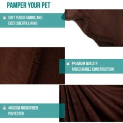 PetAmi Sherpa Dog & Cat Reversible Blanket 12 PetAmi Sherpa Dog & Cat Reversible Blanket -Blue Buffalos Shop 902782 PT4. AC SS1800 V1687814925