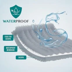 PetAmi Furry Faux Fur Waterproof Cat & Dog Blanket -Blue Buffalos Shop 902854 PT2. AC SS1800 V1687814908