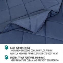 PetAmi Soft Cooling Cat & Dog Blanket -Blue Buffalos Shop 903118 PT3. AC SS1800 V1687893703